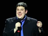Comedian Peter Kay performs on stage at the “Teenage Cancer Trust Comedy Night”, 2005, London. (Photo by Jo Hale/Getty Images) 