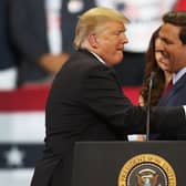 Donald Trump has warned Florida’s governor Ron DeSantis against running for president in 2024.