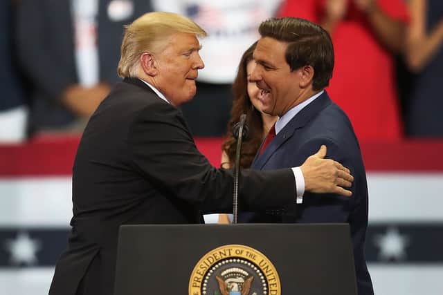 Donald Trump has warned Florida’s Governor Ron Desantis against running for president in 2024.