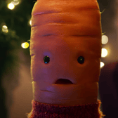 Kevin the Carrot in the Aldi Christmas advert 2022