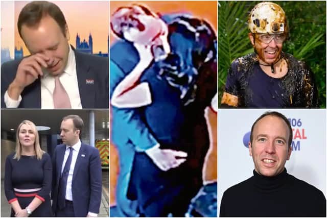 Matt Hancock’s legacy in five images (Photos: ITV/The Sun/Getty Images)