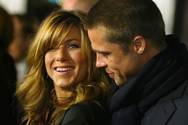 Actress Jennifer Aniston and actor Brad Pitt at the premiere for Along Came Polly in 2004 (Pic: Getty Images)