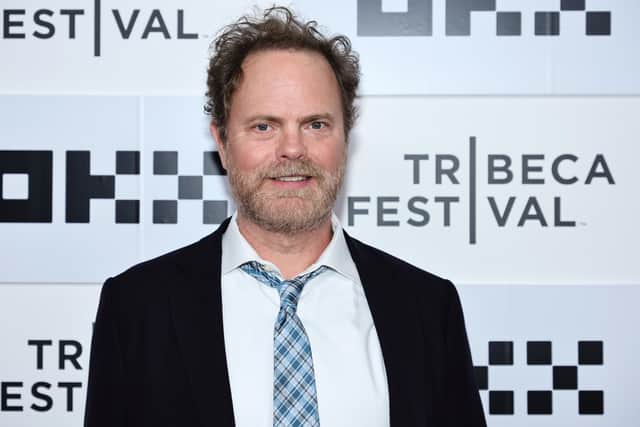 Actor Rainn Wilson, who played Dwight Schrute in the US Office, says he’s changed his name in a Twitter video