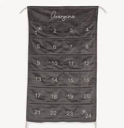 Personalised Wall Hanging Advent Calendar