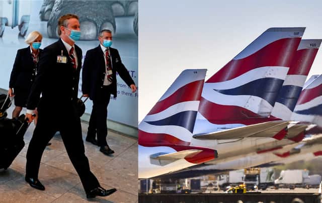 Male pilots and cabin crew at British Airways will be allowed to wear make-up under new uniform rules (Photo: Getty Images / Adobe)