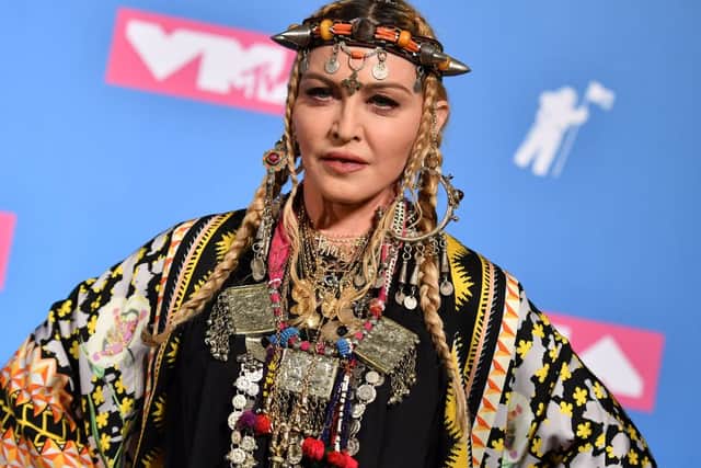 Madonna has been making the headlines for all the wrong reasons.  (Photo by ANGELA WEISS / AFP via Getty images)