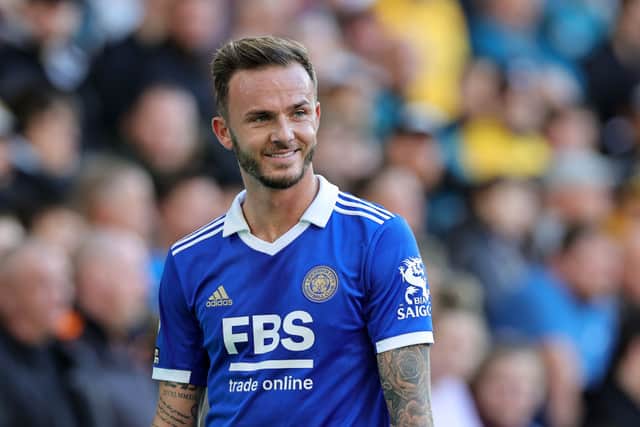 Footballer James Maddison is on People World's Hot List as he has made the World Cup England football squad. (Photo by David Rogers/Getty Images)