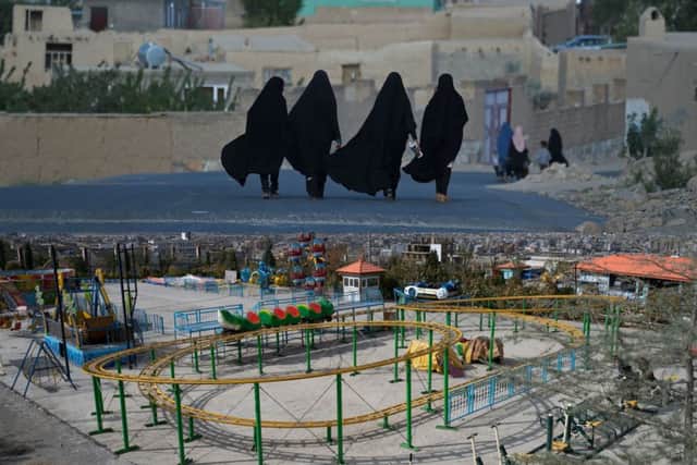 The Taliban have banned women from entering all parks, gyms and fairgrounds in Afghanistan in their latest crackdown on women’s freedom. Credit: Getty Images
