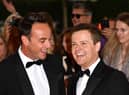 Ant and Dec attend the National Television Awards 2021 at The O2 Arena on September 09, 2021 in London, England. (Photo by Gareth Cattermole/Getty Images)