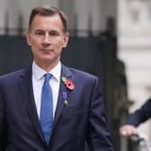 Jeremy Hunt has said everyone will be paying more tax after he announces his autumn statement. Credit: PA