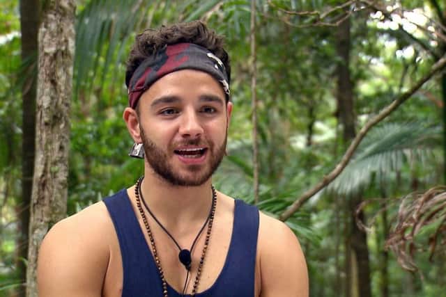 Adam Thomas on ITV’s I’m a Celebrity...Get Me Out of Here! Credit: ITV / REX / Shutterstock
