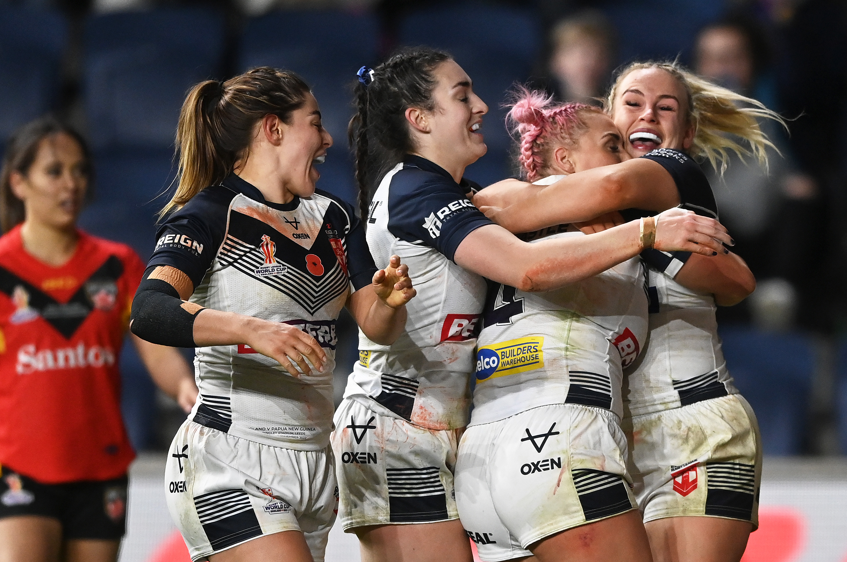 When is Englands Womens Rugby League semi-final against New Zealand?