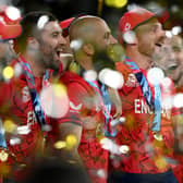 England celebrate T20 World Cup win