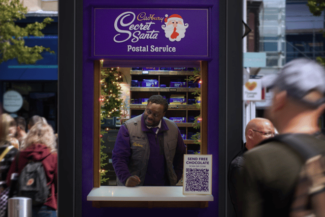 You’ll be able to find posters in locations like bus stops, train stations, shopping centres and the high street (Photo: Cadbury)