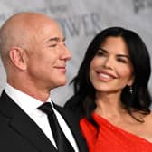 Jeff Bezos and Lauren Sanchez attend ‘The Lord of the Rings: The Rings of Power” World Premiere at Odeon Luxe Leicester Square on August 30, 2022 in London, England. (Photo by Jeff Spicer/Jeff Spicer/Getty Images for Prime Video )