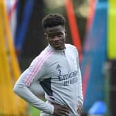 Bukayo Saka is one of the most talented young player on Football Manager 2023. (Getty Images)