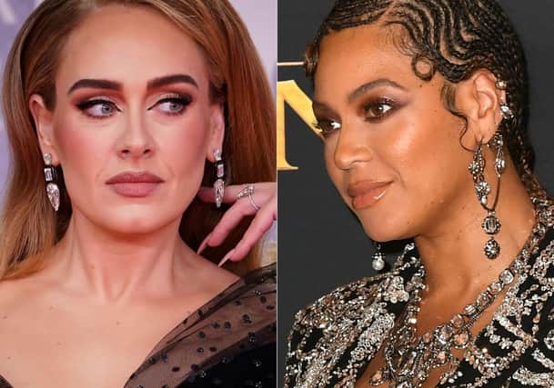 Beyonce faces off against Adele in the 2023 Grammy Awards after nominations announced (Pic:NIKLAS HALLE'N,ROBYN BECK/AFP via Getty Images)