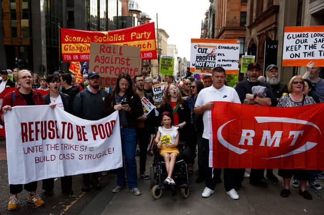Recent strikes have seen 40,000 RMT members walkout, affecting services around the country (Photo by Jeff J Mitchell/Getty Images) 