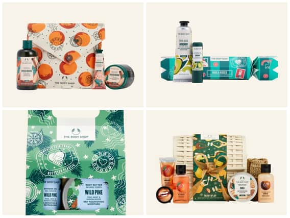 The Body Shop Christmas Gift Collection.