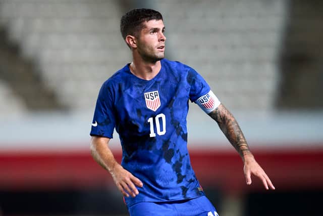USA’s Christian Pulisic during match against Saudi Arabia in Spetember 2022