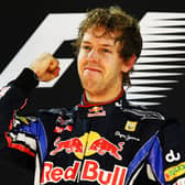Sebastian Vettel celebrates 2010 World Championship in Abu Dhabi