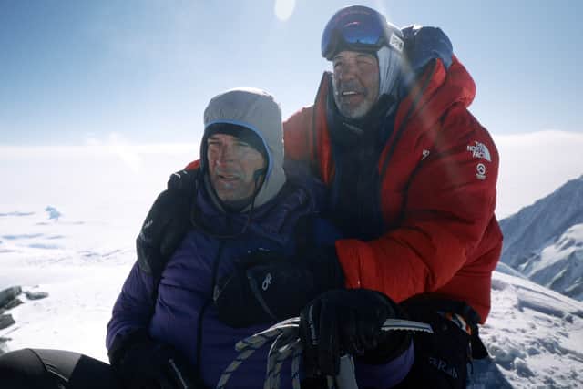 John Leonard and Todd Hoffman in the arctic
