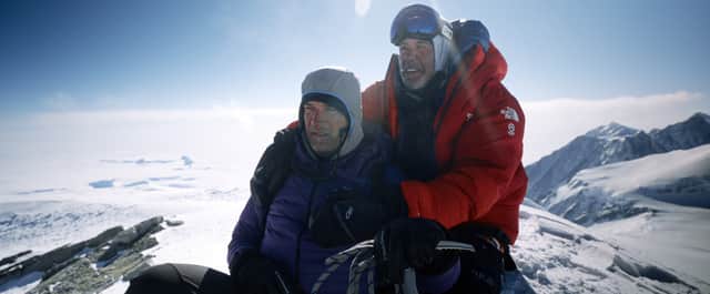 John Leonard and Todd Hoffman in the arctic