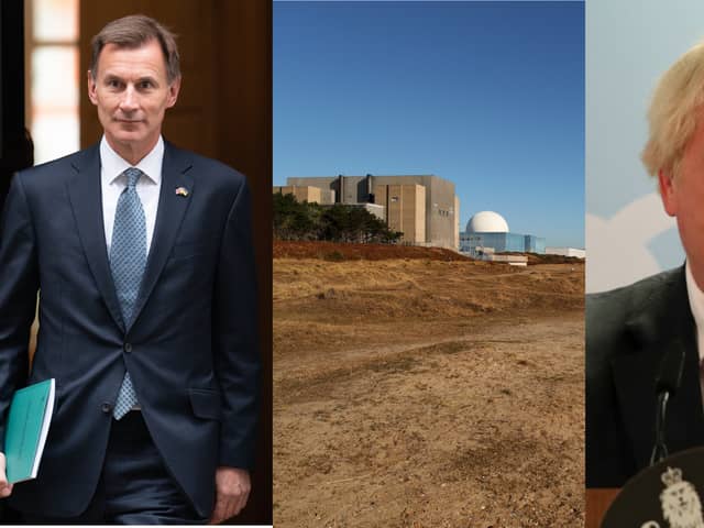 Jeremy Hunt confirms Sizewell C will go ahead after Boris Johnson initially announced funding in September. Credit: Getty Images