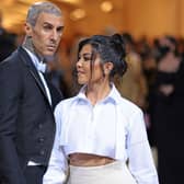 Kourtney Kardashian Barker and husband Travis are certainly intune when it comes to their dressing. (Photo by Dimitrios Kambouris/Getty Images for The Met Museum/Vogue)