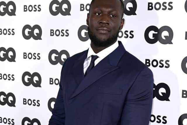 Stormzy attends the GQ Men Of The Year Awards 2022 at The Mandarin Oriental Hyde Park on November 16, 2022 in London, England. (Photo by Gareth Cattermole/Getty Images)