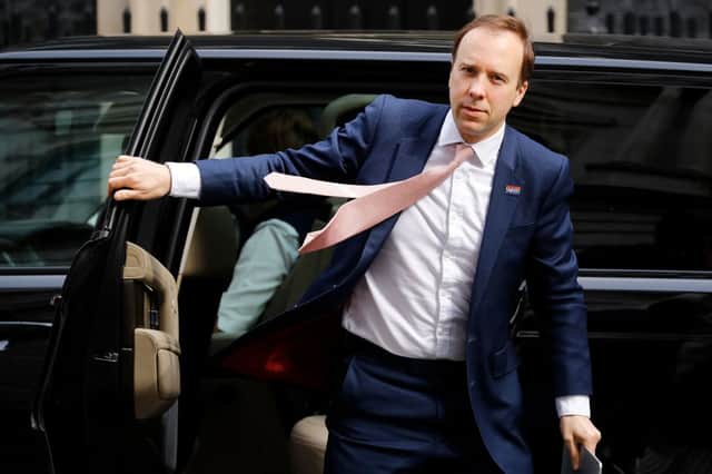 <p>Matt Hancock arrives in Downing Street in May 2020 (Photo: TOLGA AKMEN/AFP via Getty Images)</p>