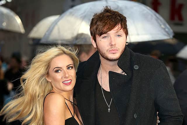 James Arthur met his on-off girlfriend Jessica Grist on X Factor in 2012 (Pic:Getty)