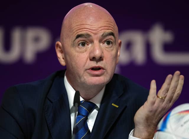 FIFA president Gianni Infantino hit out at criticism of Qatar from Europe (Photo: PA)