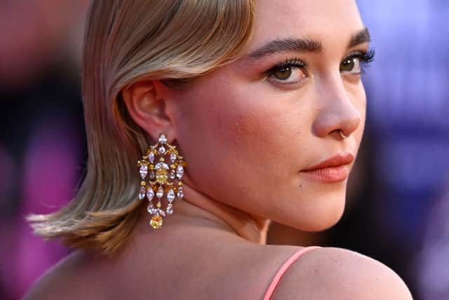 The beautiful Florence Pugh is reported to have shared an off-screen kiss with Harry.  (Photo by Gareth Cattermole/Getty Images for BFI)