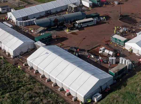 A man staying at the Manston migrant processing centre in Kent has died, the Home Office has said (Dan Kitwood/Getty Images)