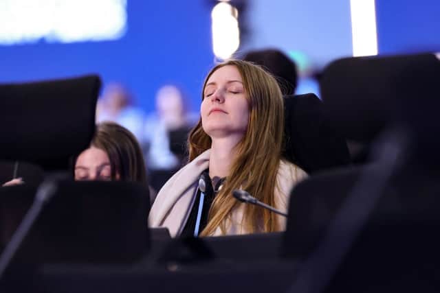 COP27 negotiations over-ran by 36 hours, with work continuing throughout the night (image: AFP/Getty Images)