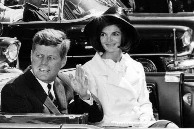 John F. Kennedy and Jackie Kennedy in March 1963