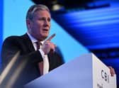 Britain’s leader of the opposition Labour Party Keir Starmer speaks at the Confederation of Business Industry’s annual conference in Birmingham on November 22, 2022. Credit: Getty Images