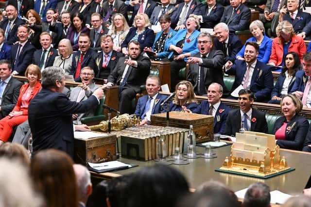 Labour Party leader Keir Starmer speaks during Prime Minister’s Questions in the House of Commons. Credit: Getty Images