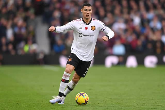 Ronaldo during his penultimate match for United in November 2022