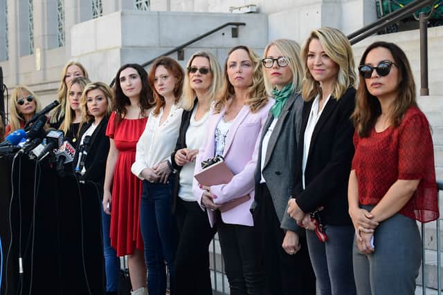 Hollywood actresses and others part of a group of Silence Breakers fought for justice by speaking out about Harvey Weinstein’s sexual misconduct (Pic: AFP via Getty Images)