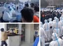 Large-scale protests have broken out in Foxconn Technology’s plant in China that produces Apple’s iPhones (Twitter / NationalWorld)