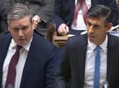 Rishi Sunak today took on Labour Party leader Sir Keir Starmer at the weekly PMQs session in the House of Commons. Credit: PA