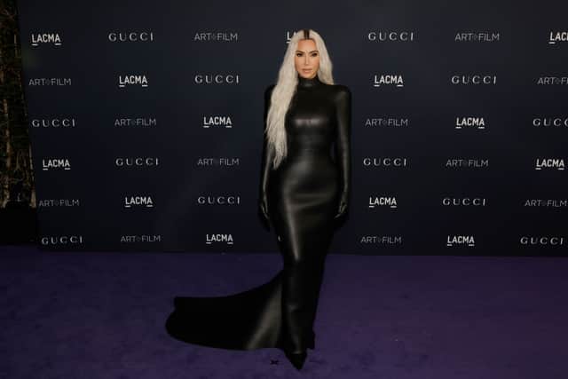 Kim Kardashian wore Balenciaga to the LACMA Art +Film Gala. (Photo by Kevin Winter/Getty Images)