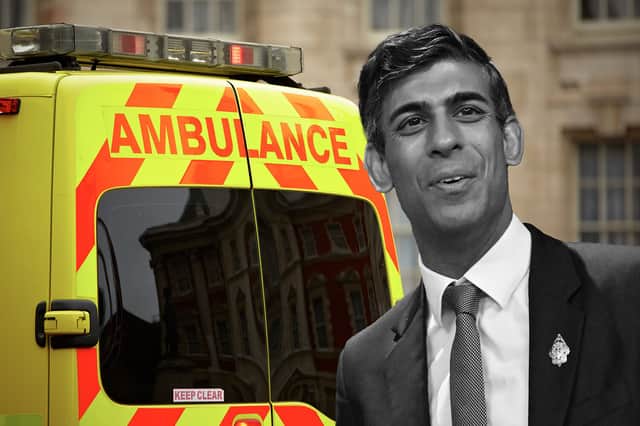 <p>Rishi Sunak has promised to deal with the ambulance crisis - but doubts remain (Image: Mark Hall / NationalWorld)</p>