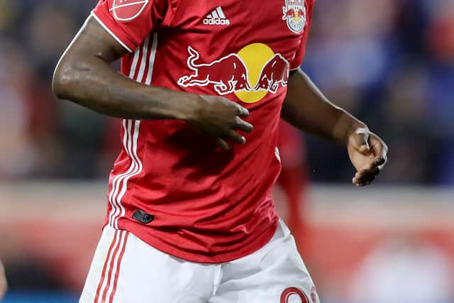 Bradley Wright-Phillips #99 of New York Red Bulls. (Photo by Elsa/Getty Images)
