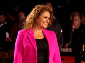 Nadia Sawalha attends the “Knives Out” European Premiere during the 63rd BFI London Film Festival at the Odeon Luxe Leicester Square on October 08, 2019 in London, England. (Photo by Lia Toby/Getty Images for BFI)