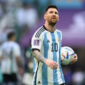 Lionel Messi of Argentina scored in their shock opening game defeat to Saudi Arabia. (Getty Images)