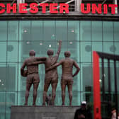 MANCHESTER, ENGLAND - NOVEMBER 23: A general view of Old Trafford Stadium, the home of Manchester United Football Club on November 23, 2022 in Manchester, England. Yesterday, the club released a statement indicating that the Glazer family who are majority owners of the club said they will "consider all strategic alternatives, including new investment into the club, a sale, or other transactions involving the company". The announcement came on the same day the club announced its star player, Cristiano Ronaldo, was leaving with immediate effect. (Photo by Christopher Furlong/Getty Images)