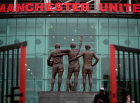 MANCHESTER, ENGLAND - NOVEMBER 23: A general view of Old Trafford Stadium, the home of Manchester United Football Club on November 23, 2022 in Manchester, England. Yesterday, the club released a statement indicating that the Glazer family who are majority owners of the club said they will "consider all strategic alternatives, including new investment into the club, a sale, or other transactions involving the company". The announcement came on the same day the club announced its star player, Cristiano Ronaldo, was leaving with immediate effect. (Photo by Christopher Furlong/Getty Images)
